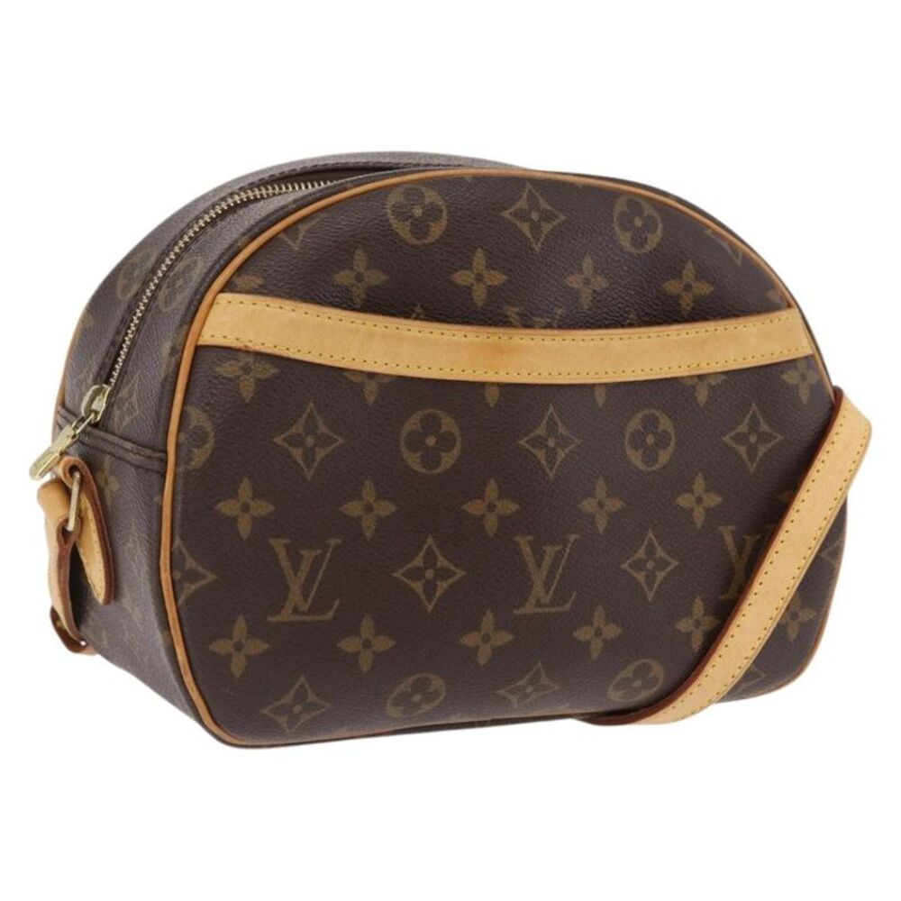 Louis Vuitton Blois Monogram Canvas Brown Canvas Handbag